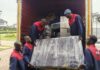 Nairobi Movers crew loading a moving truck
