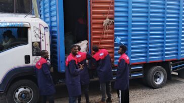 Nairobi Movers crew preparing household items for a move
